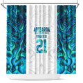 Custom New Zealand Aotearoa Shower Curtain Maori Paua Shell Indigenous - Aussie Hoodie