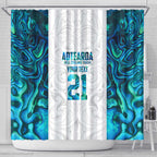Custom New Zealand Aotearoa Shower Curtain Maori Paua Shell Indigenous - Aussie Hoodie
