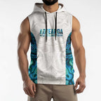 Custom New Zealand Aotearoa Sleeveless Hoodie Maori Paua Shell Indigenous - Aussie Hoodie
