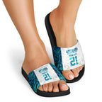 Custom New Zealand Aotearoa Slide Sandals Maori Paua Shell Indigenous - Aussie Hoodie