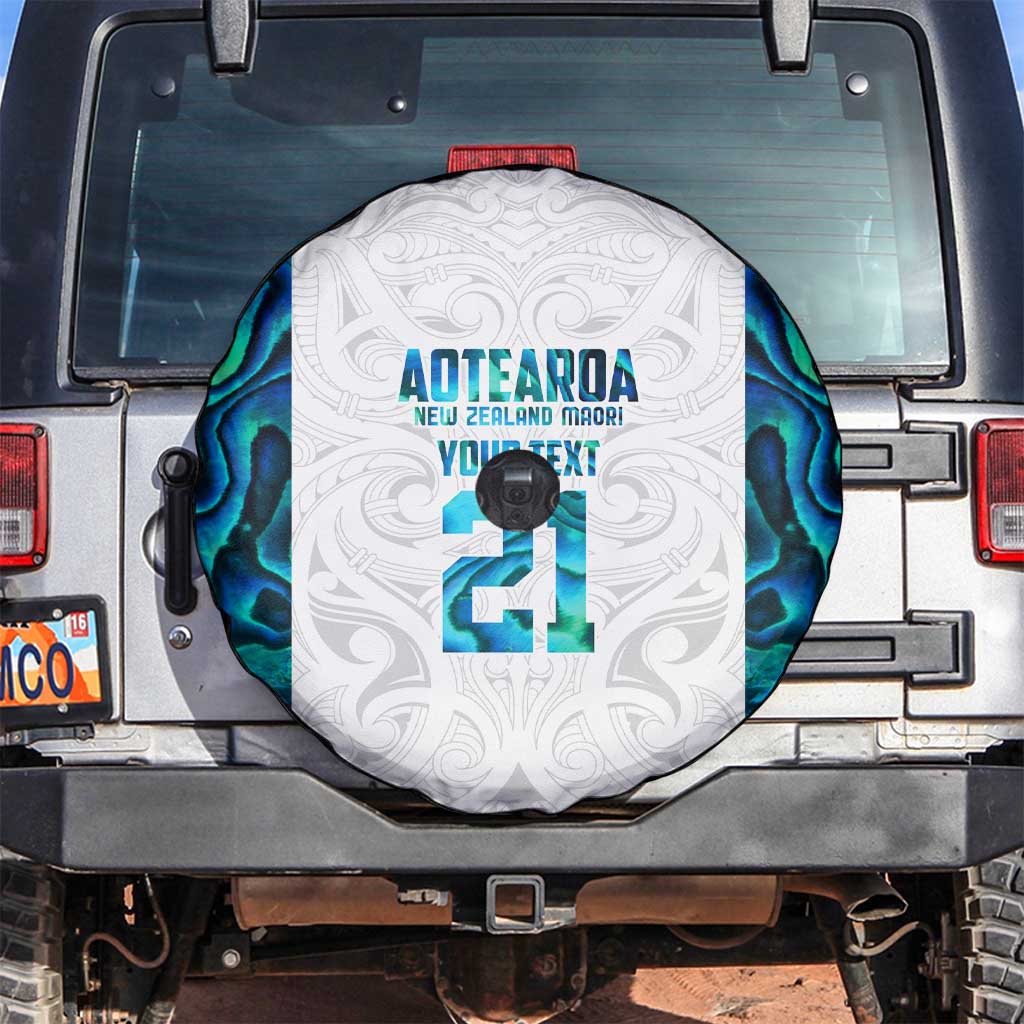 Custom New Zealand Aotearoa Spare Tire Cover Maori Paua Shell Indigenous - Aussie Hoodie