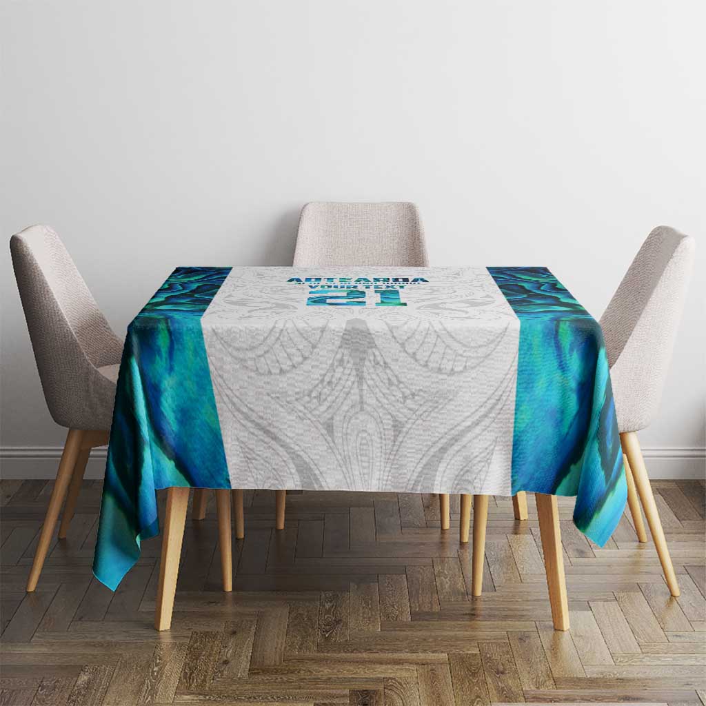 Custom New Zealand Aotearoa Tablecloth Maori Paua Shell Indigenous - Aussie Hoodie