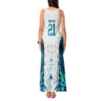 Custom New Zealand Aotearoa Tank Maxi Dress Maori Paua Shell Indigenous - Aussie Hoodie