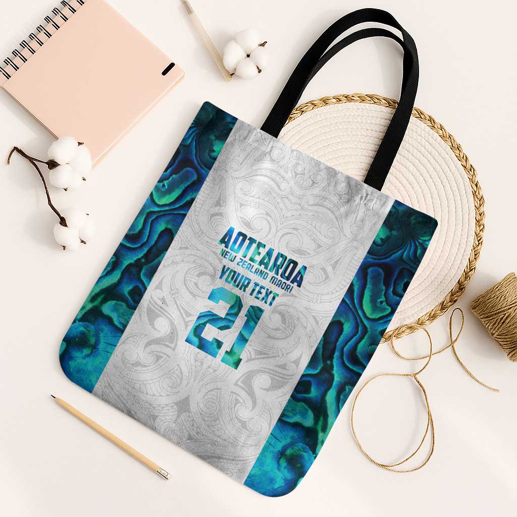 Custom New Zealand Aotearoa Tote Bag Maori Paua Shell Indigenous - Aussie Hoodie