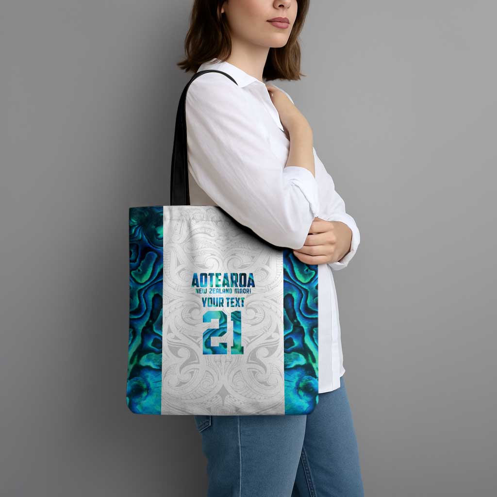 Custom New Zealand Aotearoa Tote Bag Maori Paua Shell Indigenous - Aussie Hoodie