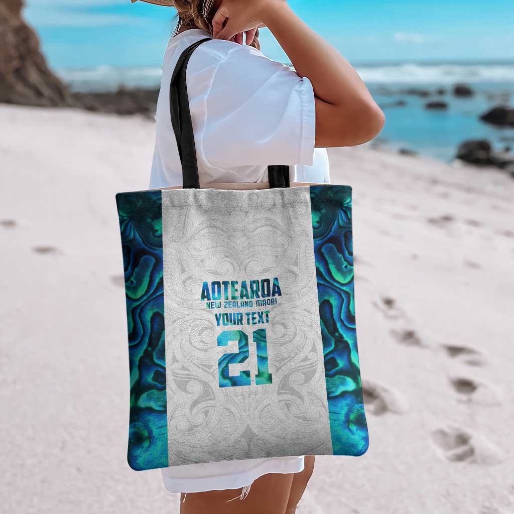 Custom New Zealand Aotearoa Tote Bag Maori Paua Shell Indigenous - Aussie Hoodie