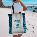 Custom New Zealand Aotearoa Tote Bag Maori Paua Shell Indigenous - Aussie Hoodie
