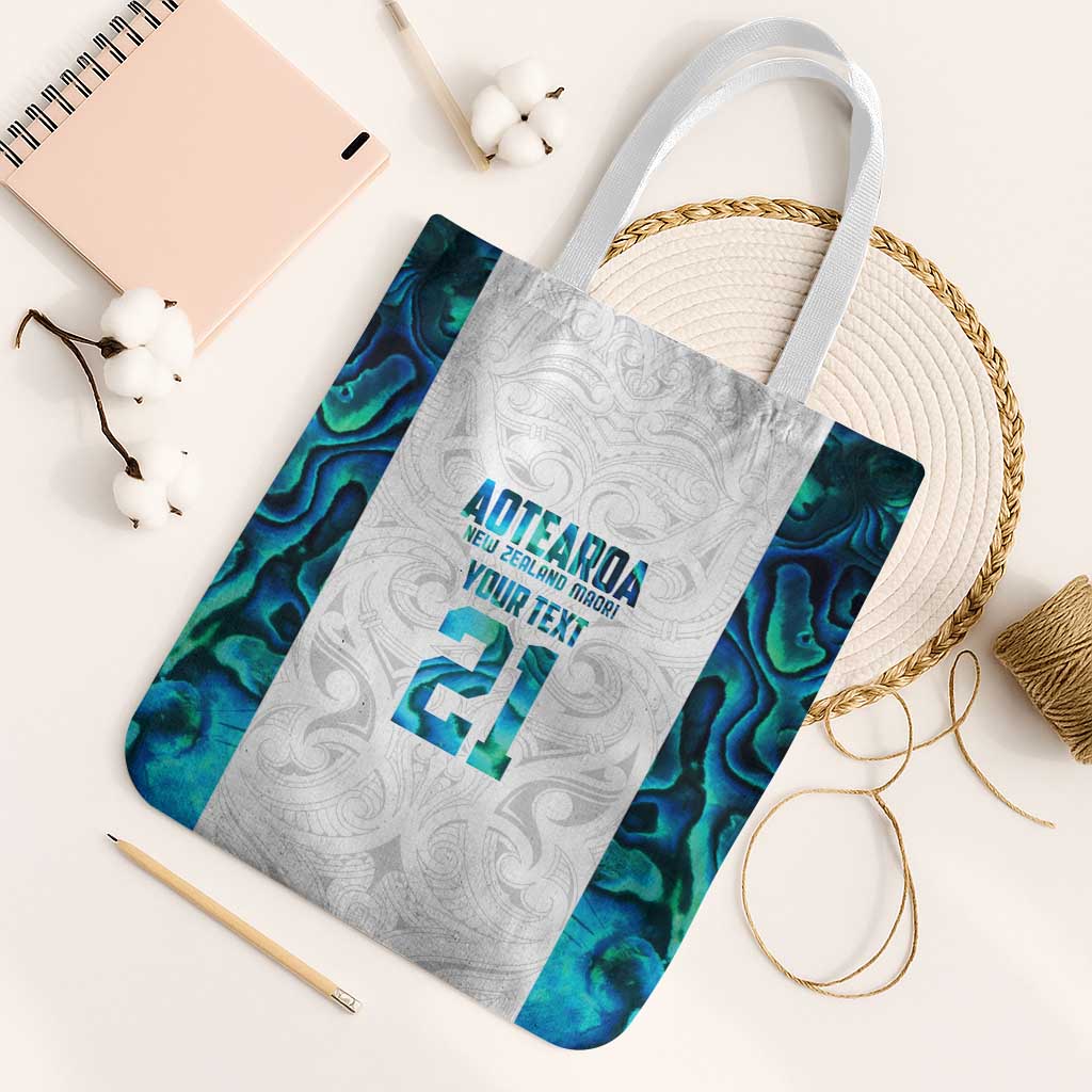 Custom New Zealand Aotearoa Tote Bag Maori Paua Shell Indigenous - Aussie Hoodie