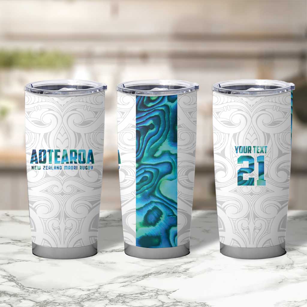 Custom New Zealand Aotearoa Tumbler Cup Maori Paua Shell Indigenous - Aussie Hoodie