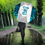 Custom New Zealand Aotearoa Umbrella Maori Paua Shell Indigenous - Aussie Hoodie