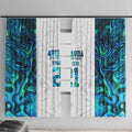 Custom New Zealand Aotearoa Window Curtain Maori Paua Shell Indigenous - Aussie Hoodie