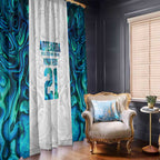 Custom New Zealand Aotearoa Window Curtain Maori Paua Shell Indigenous - Aussie Hoodie