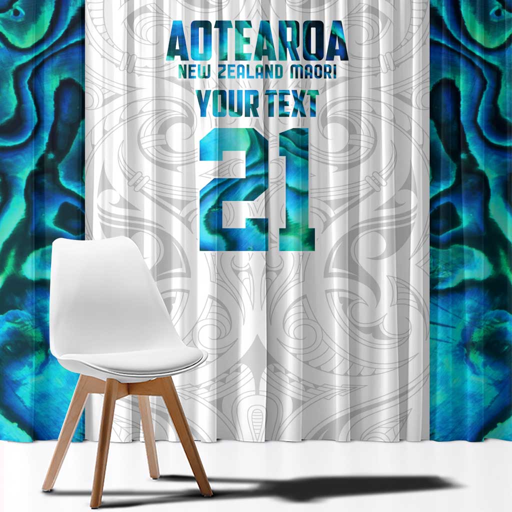 Custom New Zealand Aotearoa Window Curtain Maori Paua Shell Indigenous - Aussie Hoodie