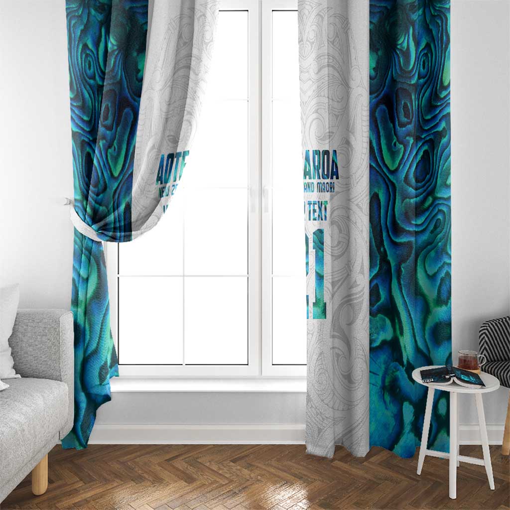 Custom New Zealand Aotearoa Window Curtain Maori Paua Shell Indigenous - Aussie Hoodie