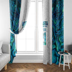 Custom New Zealand Aotearoa Window Curtain Maori Paua Shell Indigenous - Aussie Hoodie