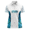 Custom New Zealand Aotearoa Women Polo Shirt Maori Paua Shell Indigenous - Aussie Hoodie