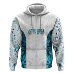 Custom New Zealand Aotearoa Zip Hoodie Maori Paua Shell Indigenous - Aussie Hoodie