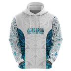 Custom New Zealand Aotearoa Zip Hoodie Maori Paua Shell Indigenous - Aussie Hoodie