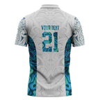 Custom New Zealand Aotearoa Zipper Polo Shirt Maori Paua Shell Indigenous - Aussie Hoodie