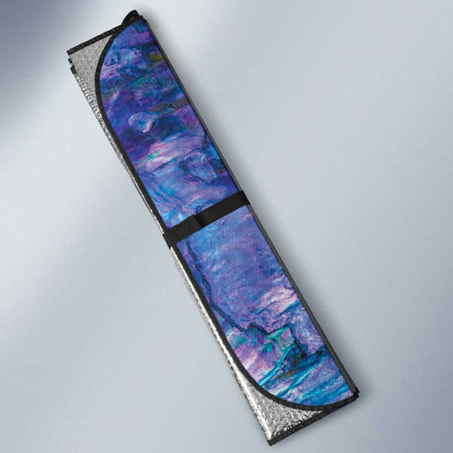 Custom New Zealand Aotearoa Auto Sun Shade Purple Maori Paua Shell Indigenous - Aussie Hoodie