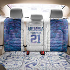 Custom New Zealand Aotearoa Back Car Seat Cover Purple Maori Paua Shell Indigenous - Aussie Hoodie