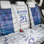 Custom New Zealand Aotearoa Back Car Seat Cover Purple Maori Paua Shell Indigenous - Aussie Hoodie
