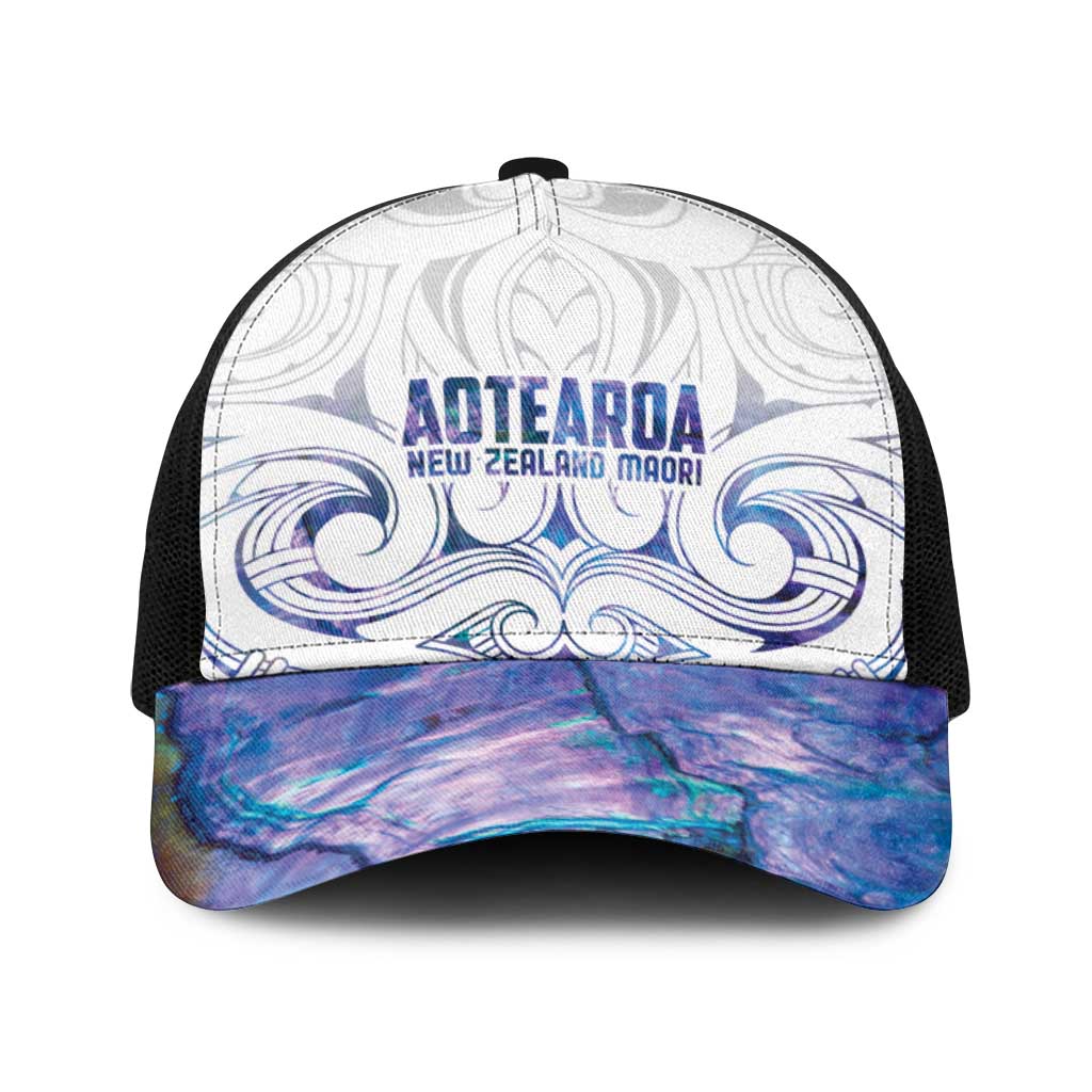 New Zealand Aotearoa Baseball Net Cap Purple Maori Papua Shell Indigenous - Aussie Hoodie