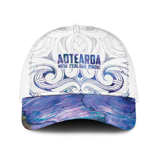 New Zealand Aotearoa Baseball Net Cap Purple Maori Papua Shell Indigenous - Aussie Hoodie
