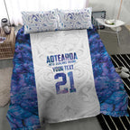 Custom New Zealand Aotearoa Bedding Set Purple Maori Paua Shell Indigenous - Aussie Hoodie