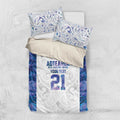 Custom New Zealand Aotearoa Bedding Set Purple Maori Paua Shell Indigenous - Aussie Hoodie