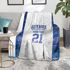 Custom New Zealand Aotearoa Blanket Purple Maori Paua Shell Indigenous - Aussie Hoodie