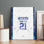 Custom New Zealand Aotearoa Canvas Wall Art Purple Maori Paua Shell Indigenous - Aussie Hoodie
