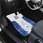 Custom New Zealand Aotearoa Car Mats Purple Maori Paua Shell Indigenous - Aussie Hoodie
