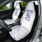 Custom New Zealand Aotearoa Car Seat Cover Purple Maori Paua Shell Indigenous - Aussie Hoodie