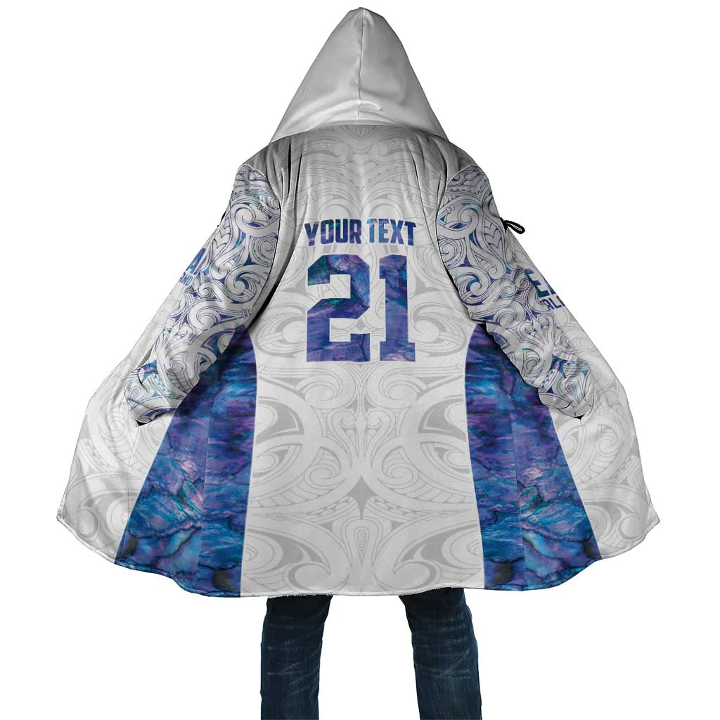 Custom New Zealand Aotearoa Cloak Purple Maori Paua Shell Indigenous - Aussie Hoodie