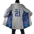 Custom New Zealand Aotearoa Cloak Purple Maori Paua Shell Indigenous - Aussie Hoodie