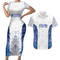 Custom New Zealand Aotearoa Couples Matching Short Sleeve Bodycon Dress and Hawaiian Shirt Purple Maori Paua Shell Indigenous - Aussie Hoodie