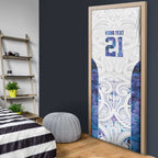 Custom New Zealand Aotearoa Door Cover Purple Maori Paua Shell Indigenous - Aussie Hoodie