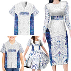 Custom New Zealand Aotearoa Family Matching Long Sleeve Bodycon Dress and Hawaiian Shirt Purple Maori Paua Shell Indigenous - Aussie Hoodie