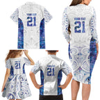 Custom New Zealand Aotearoa Family Matching Long Sleeve Bodycon Dress and Hawaiian Shirt Purple Maori Paua Shell Indigenous - Aussie Hoodie