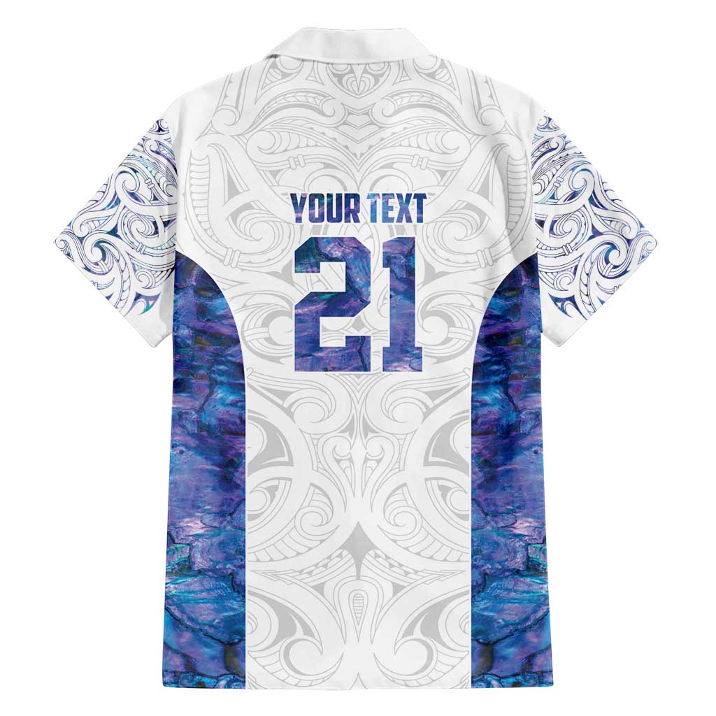 Custom New Zealand Aotearoa Family Matching Long Sleeve Bodycon Dress and Hawaiian Shirt Purple Maori Paua Shell Indigenous - Aussie Hoodie