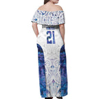 Custom New Zealand Aotearoa Family Matching Off Shoulder Maxi Dress and Hawaiian Shirt Purple Maori Paua Shell Indigenous - Aussie Hoodie