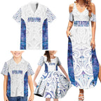 Custom New Zealand Aotearoa Family Matching Summer Maxi Dress and Hawaiian Shirt Purple Maori Paua Shell Indigenous - Aussie Hoodie