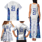 Custom New Zealand Aotearoa Family Matching Tank Maxi Dress and Hawaiian Shirt Purple Maori Paua Shell Indigenous - Aussie Hoodie