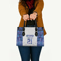 Custom New Zealand Aotearoa Leather Bag Purple Maori Paua Shell Indigenous - Aussie Hoodie
