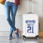 Custom New Zealand Aotearoa Luggage Cover Purple Maori Paua Shell Indigenous - Aussie Hoodie