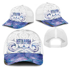 New Zealand Aotearoa Mesh Trucker Cap Purple Maori Papua Shell Indigenous - Aussie Hoodie