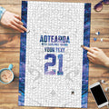 Custom New Zealand Aotearoa Puzzle Purple Maori Paua Shell Indigenous - Aussie Hoodie