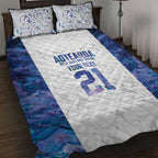 Custom New Zealand Aotearoa Quilt Bed Set Purple Maori Paua Shell Indigenous - Aussie Hoodie