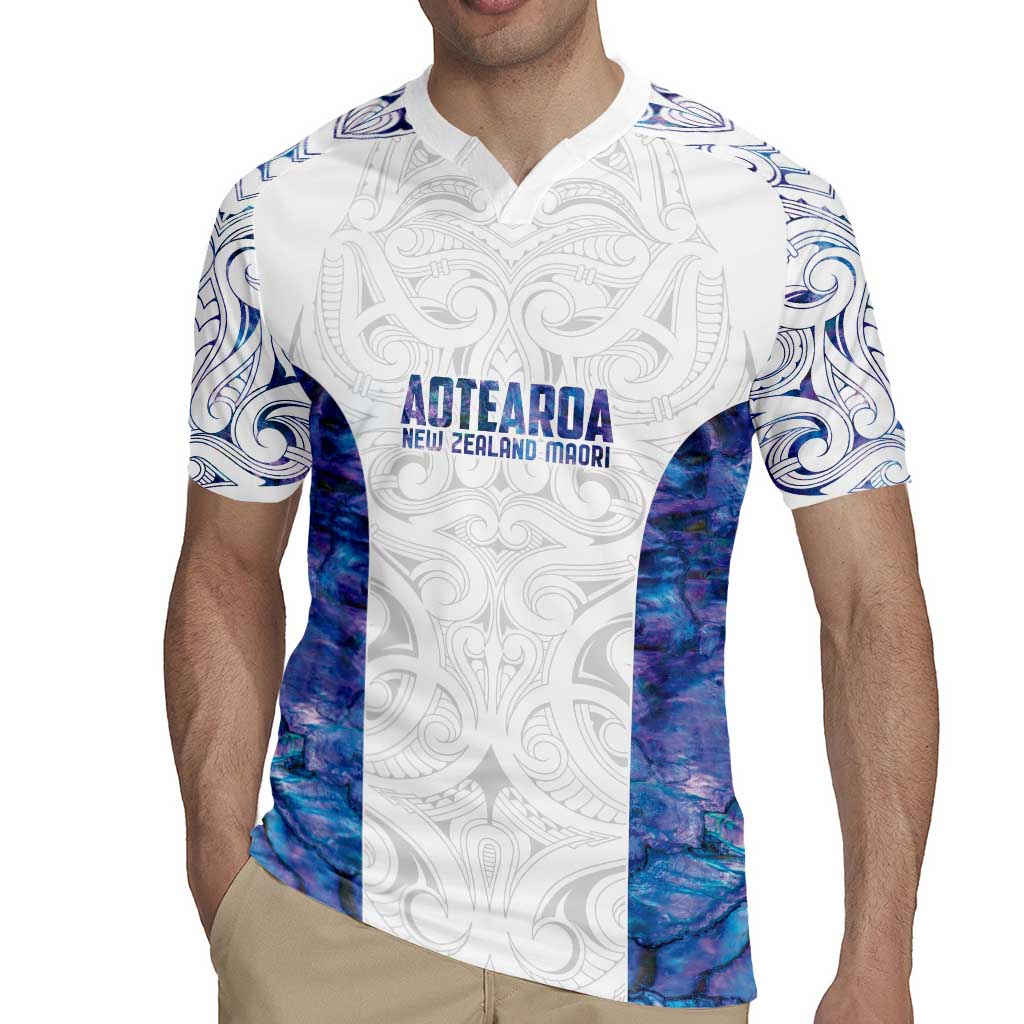 Custom New Zealand Aotearoa Rugby Jersey Purple Maori Paua Shell Indigenous - Aussie Hoodie